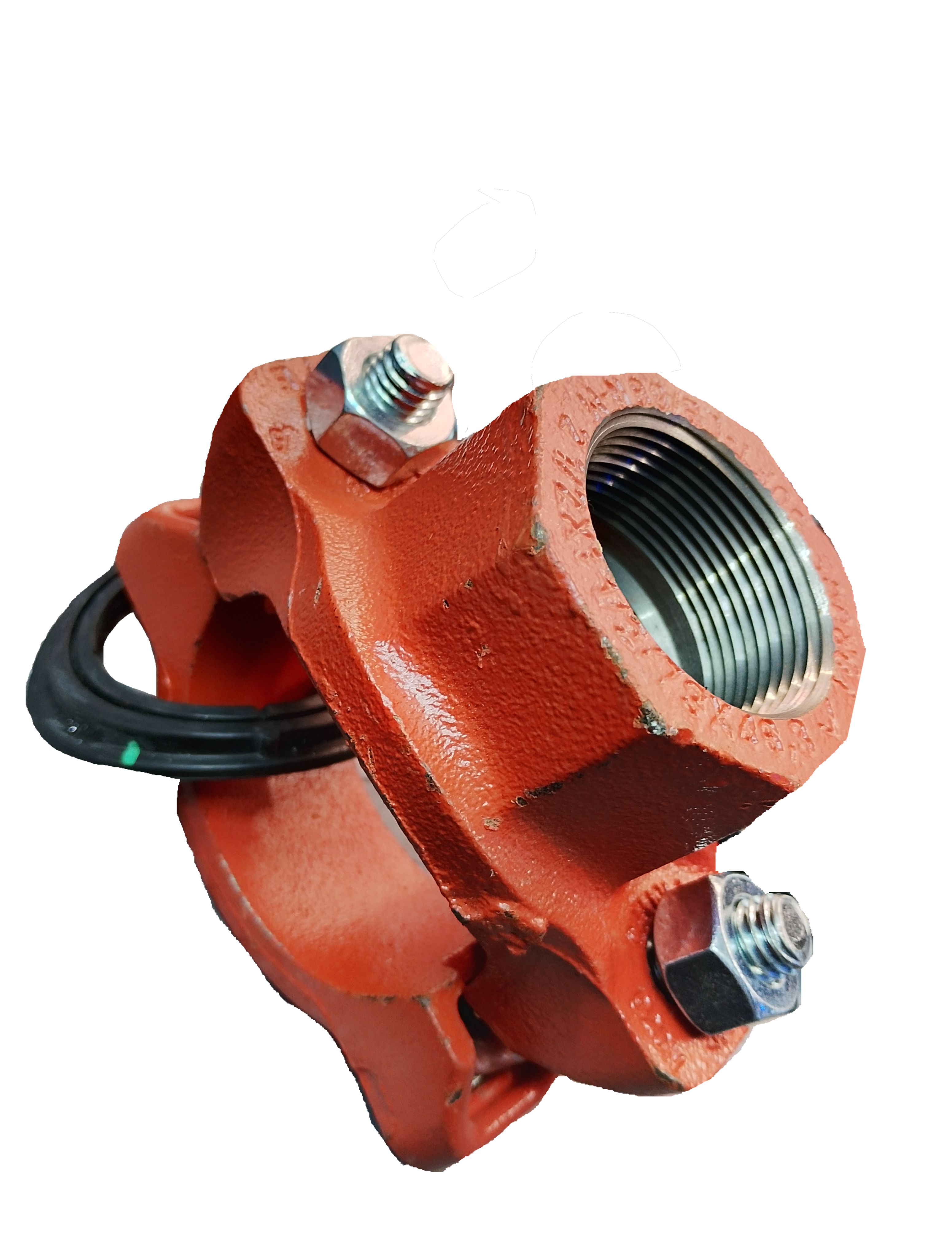 TEE MECANICA ROSCADA VICTAULIC DE 2 1/2" X 1 1/2" 